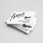 Folded Business Cards
