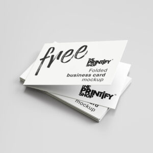 Folded Business Cards